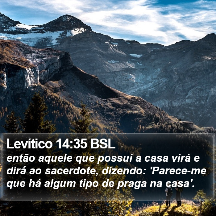 Levítico 14:35 BSL Bible Study