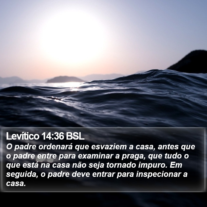 Levítico 14:36 BSL Bible Study