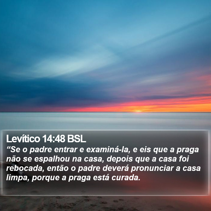 Levítico 14:48 BSL Bible Study