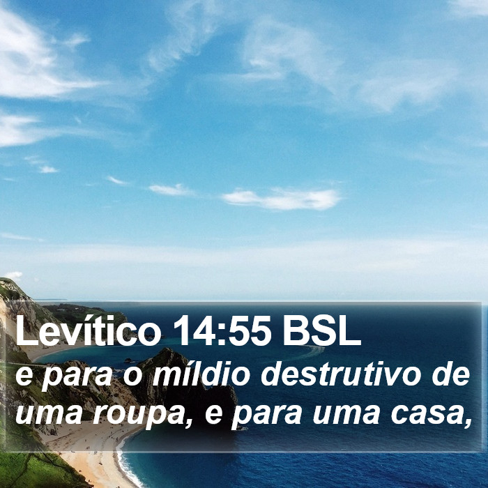 Levítico 14:55 BSL Bible Study