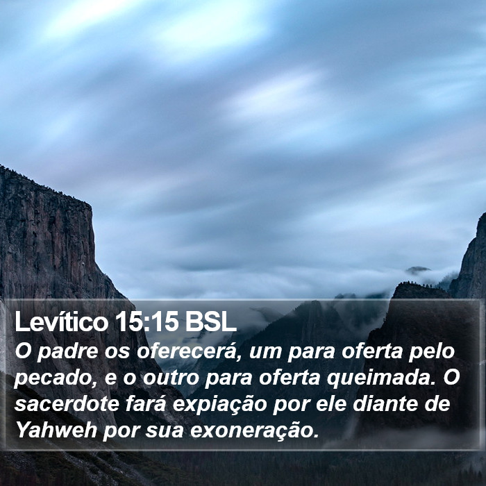 Levítico 15:15 BSL Bible Study