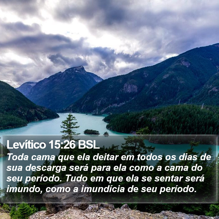 Levítico 15:26 BSL Bible Study