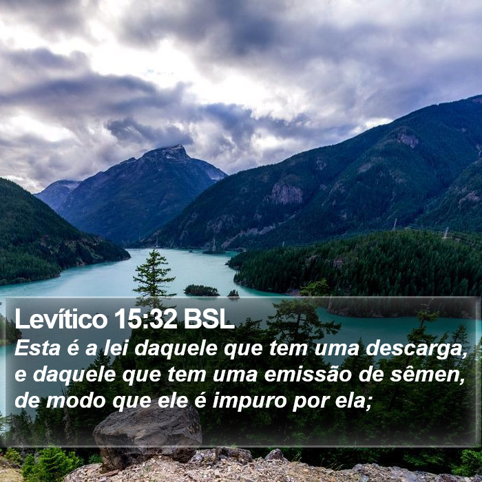 Levítico 15:32 BSL Bible Study