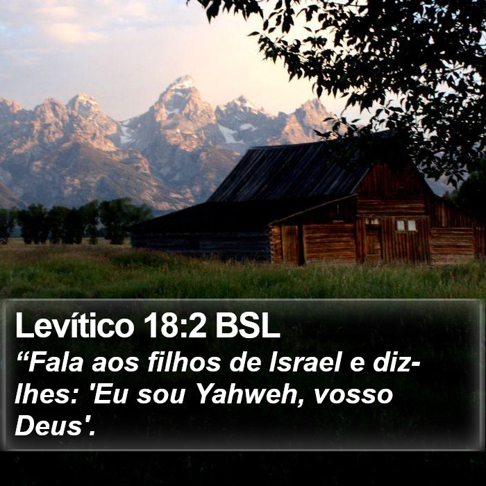 Levítico 18:2 BSL Bible Study