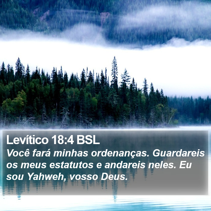 Levítico 18:4 BSL Bible Study