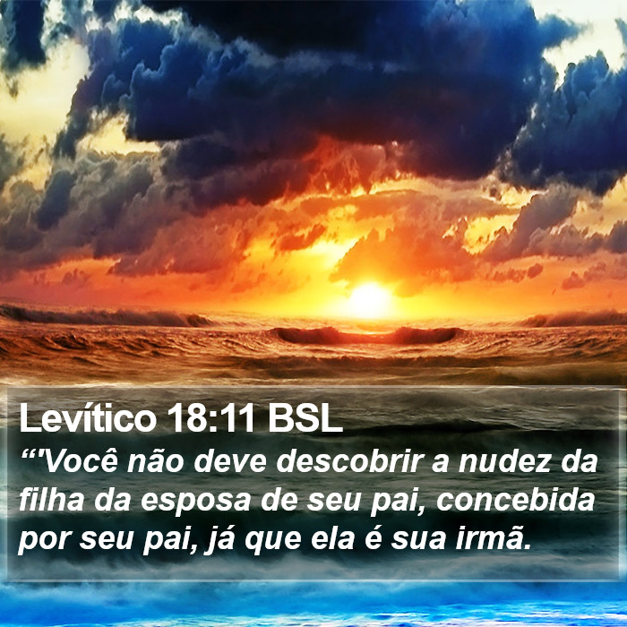 Levítico 18:11 BSL Bible Study