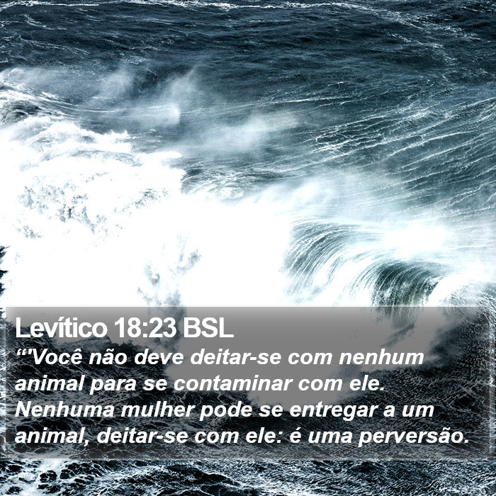 Levítico 18:23 BSL Bible Study