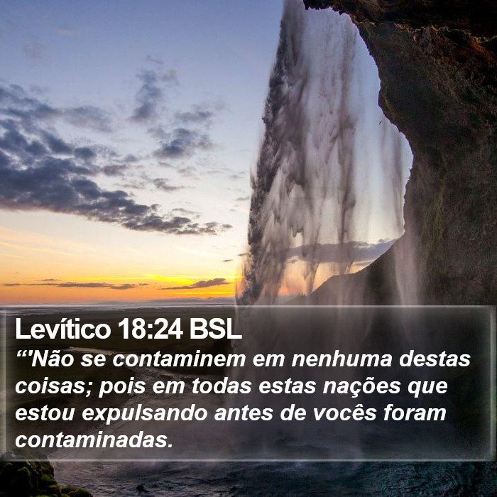 Levítico 18:24 BSL Bible Study