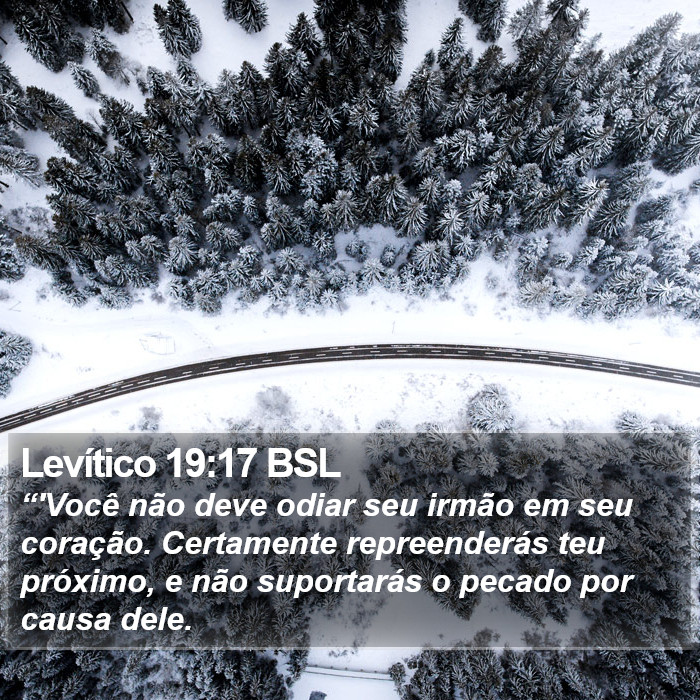 Levítico 19:17 BSL Bible Study