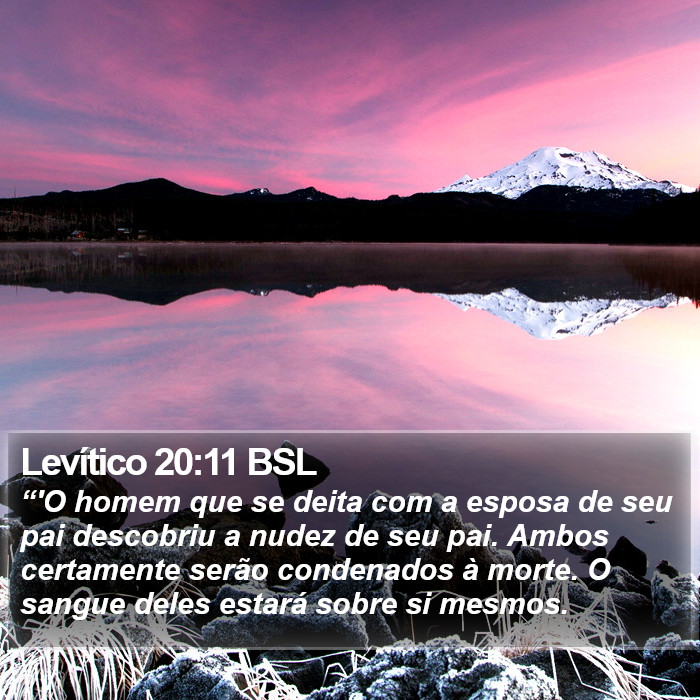Levítico 20:11 BSL Bible Study