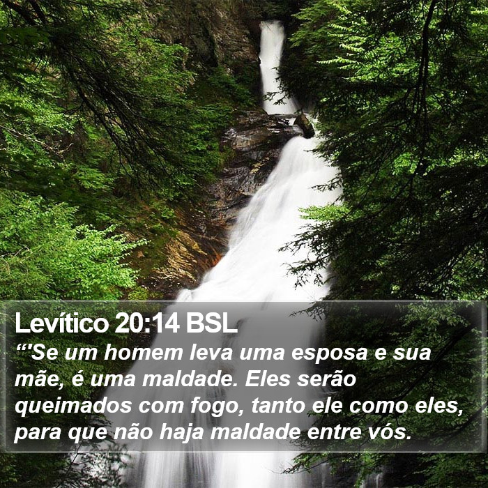 Levítico 20:14 BSL Bible Study
