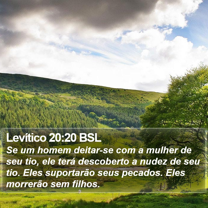Levítico 20:20 BSL Bible Study