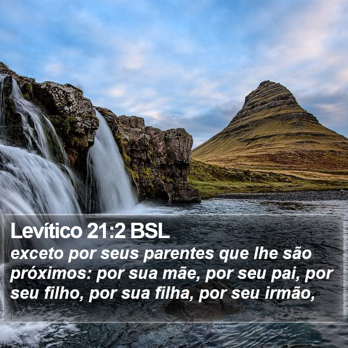 Levítico 21:2 BSL Bible Study