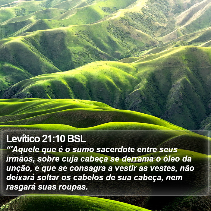 Levítico 21:10 BSL Bible Study