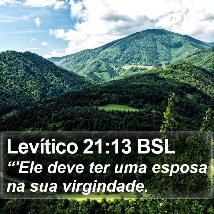 Levítico 21:13 BSL Bible Study