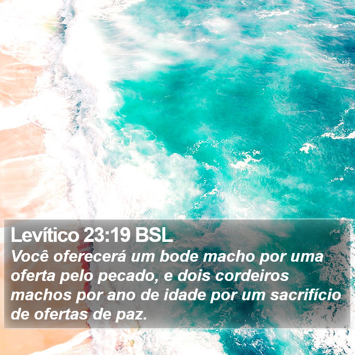 Levítico 23:19 BSL Bible Study