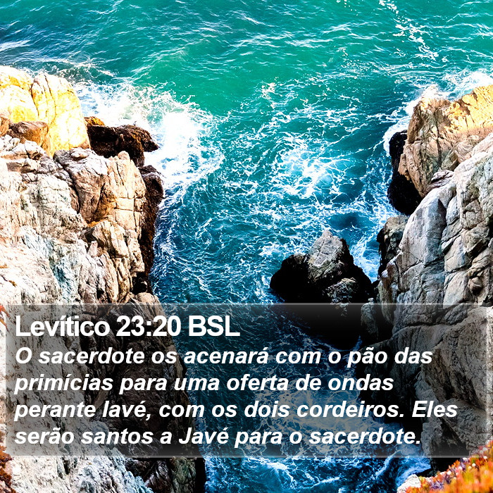 Levítico 23:20 BSL Bible Study