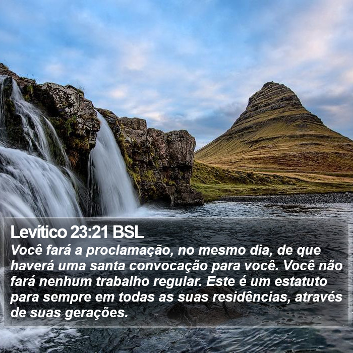 Levítico 23:21 BSL Bible Study