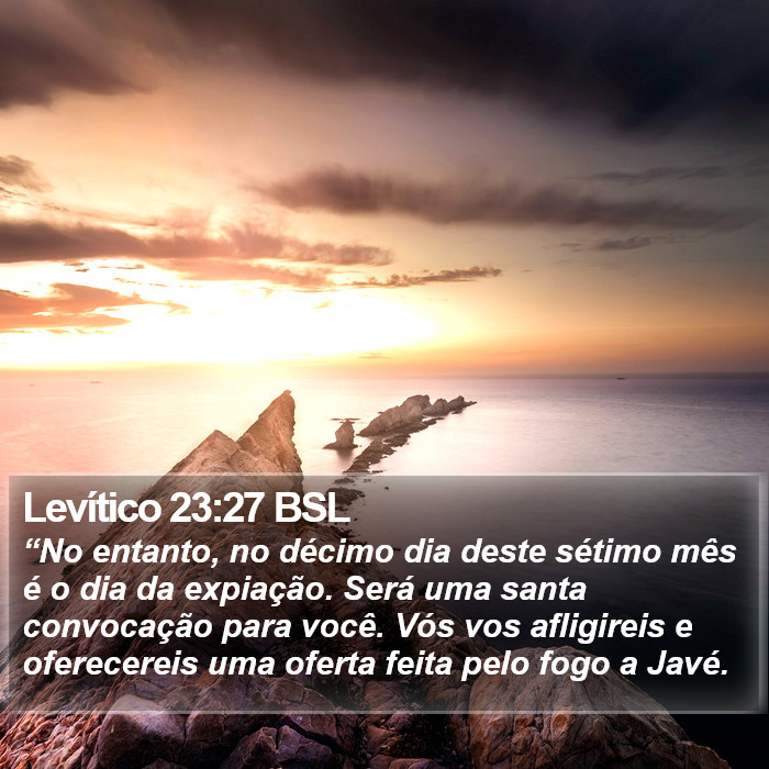 Levítico 23:27 BSL Bible Study