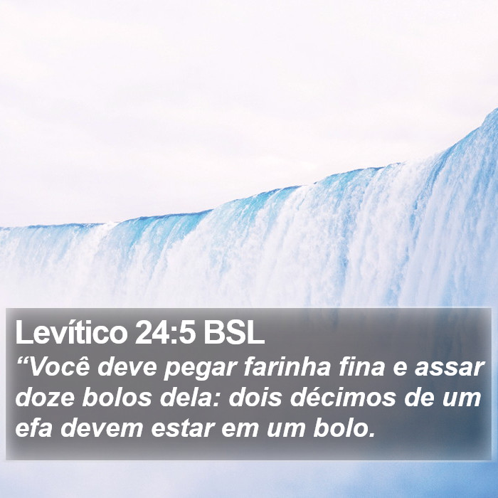 Levítico 24:5 BSL Bible Study