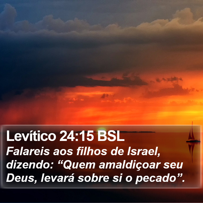 Levítico 24:15 BSL Bible Study