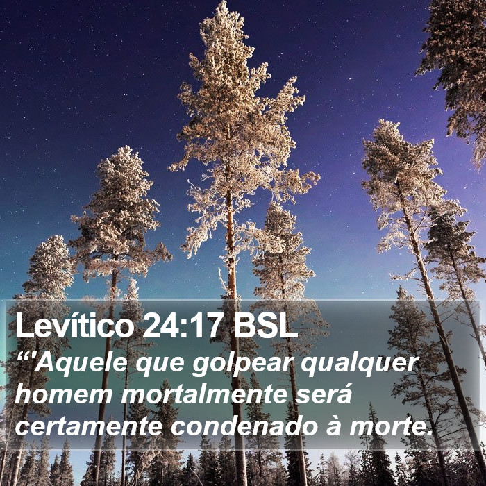 Levítico 24:17 BSL Bible Study