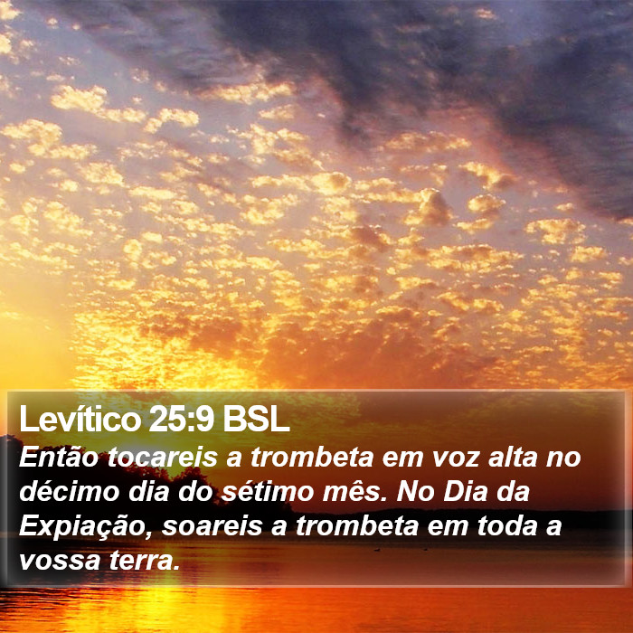 Levítico 25:9 BSL Bible Study