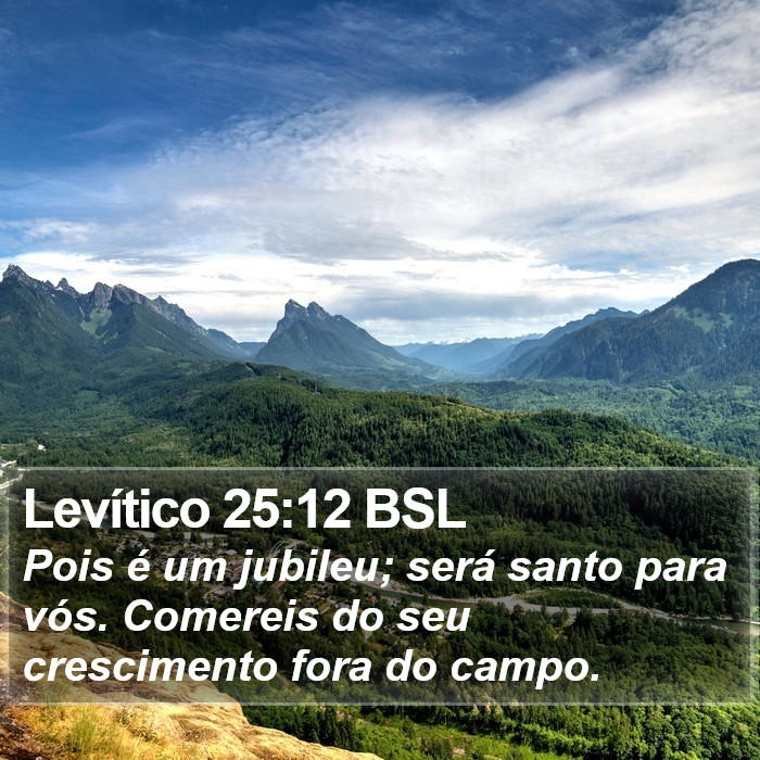 Levítico 25:12 BSL Bible Study