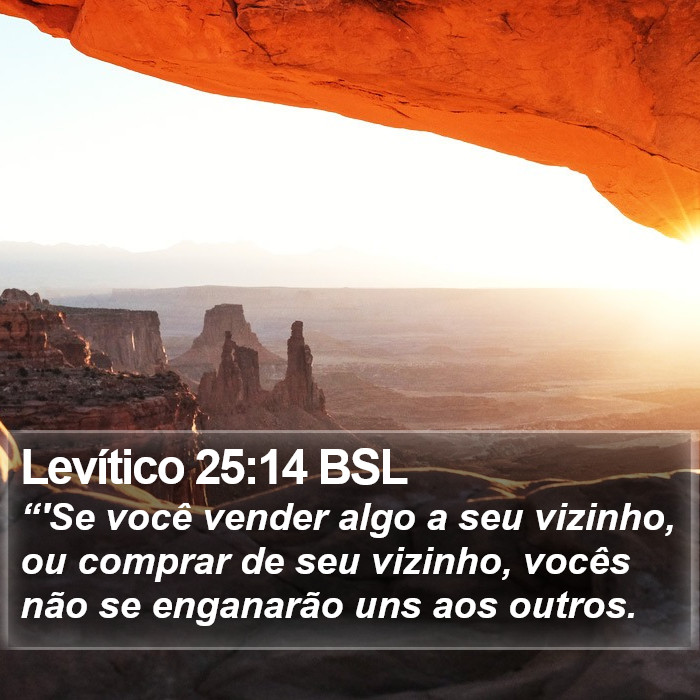 Levítico 25:14 BSL Bible Study