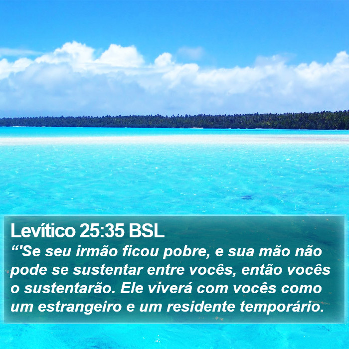 Levítico 25:35 BSL Bible Study
