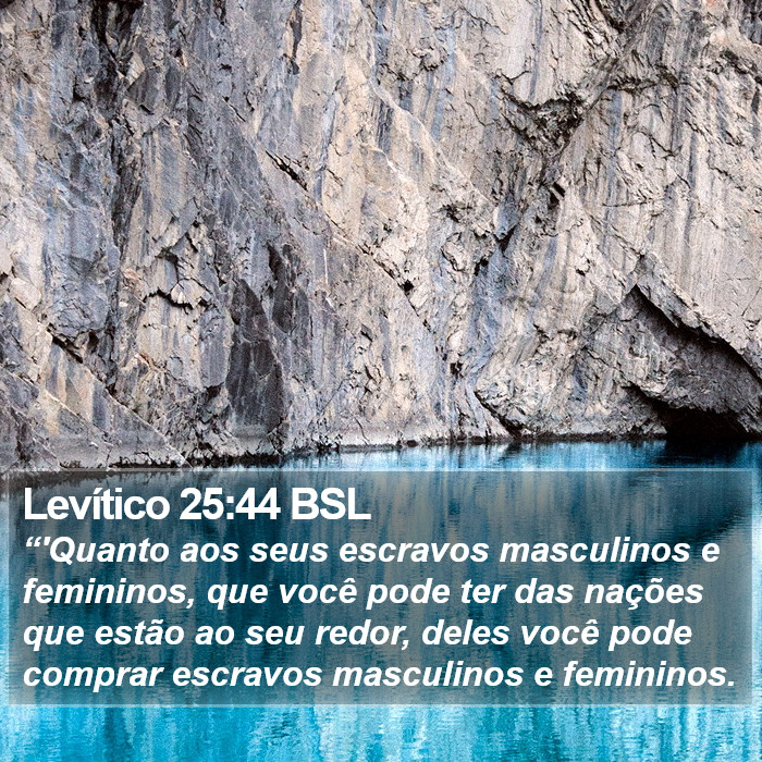 Levítico 25:44 BSL Bible Study
