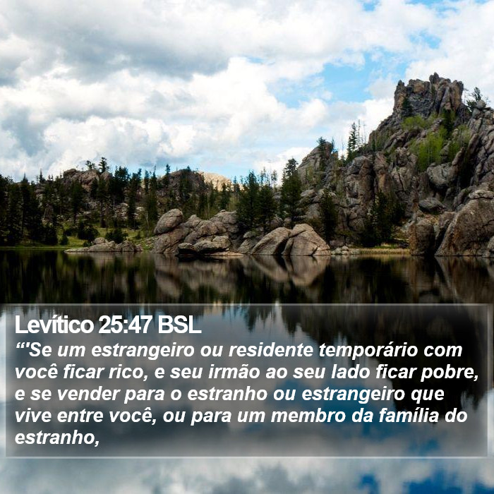 Levítico 25:47 BSL Bible Study