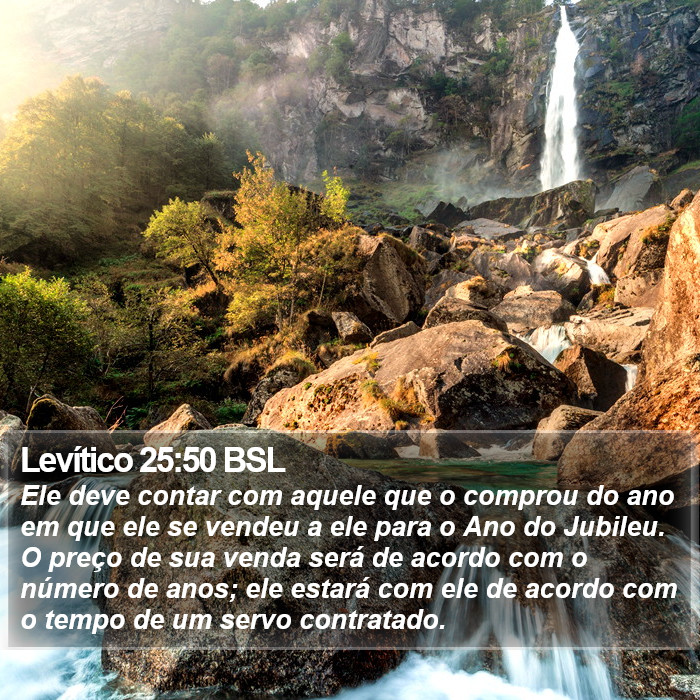 Levítico 25:50 BSL Bible Study
