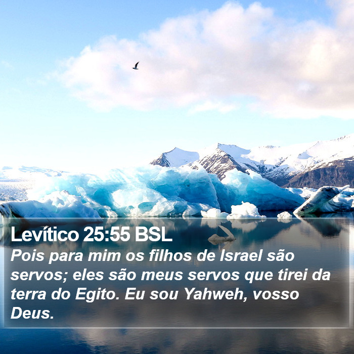 Levítico 25:55 BSL Bible Study