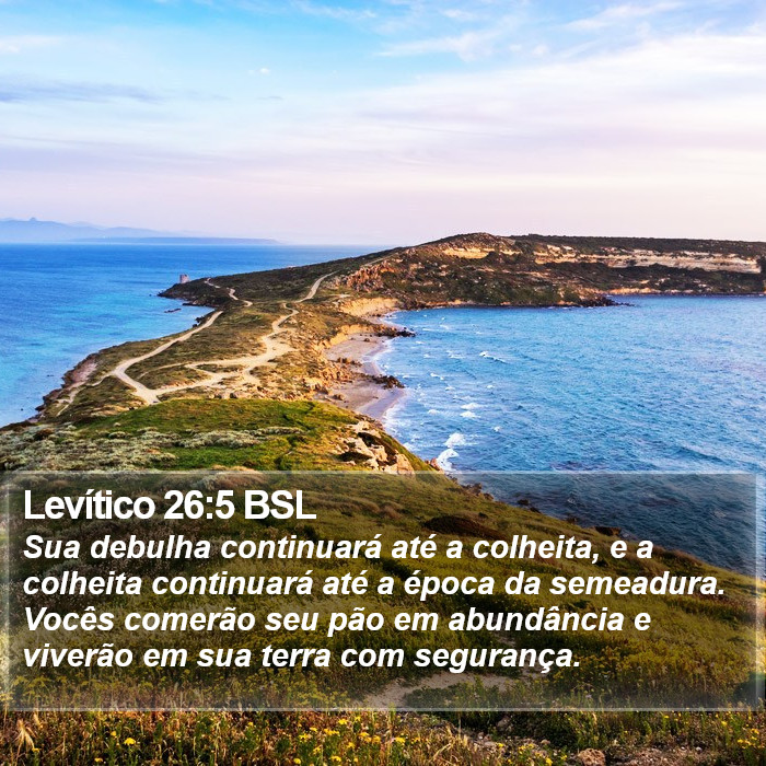 Levítico 26:5 BSL Bible Study