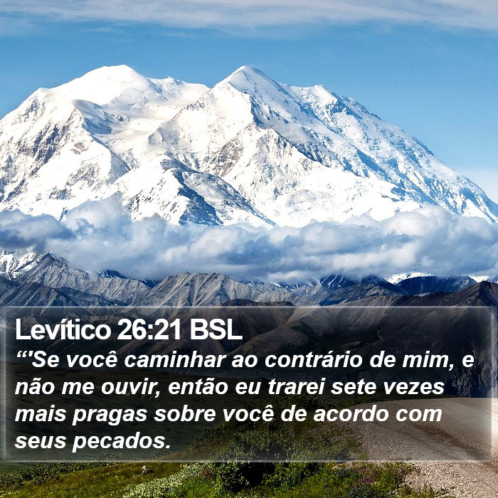 Levítico 26:21 BSL Bible Study