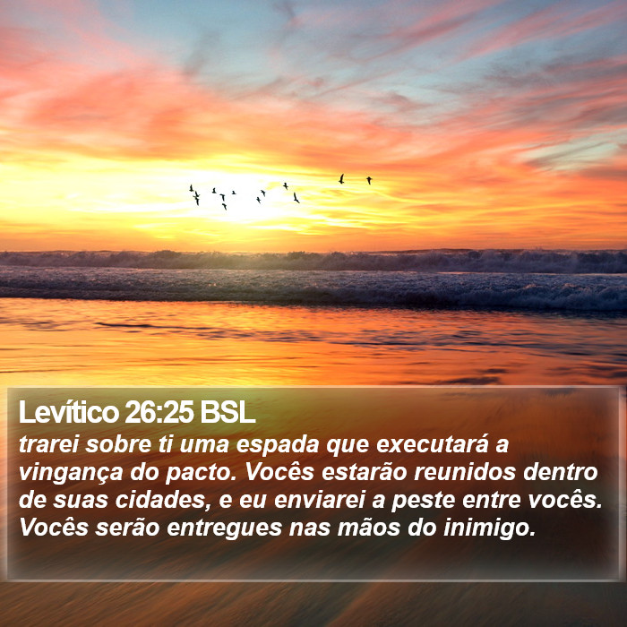 Levítico 26:25 BSL Bible Study