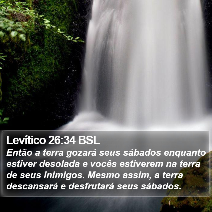 Levítico 26:34 BSL Bible Study