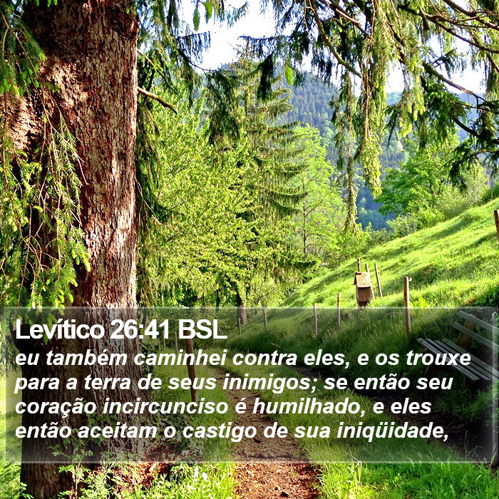 Levítico 26:41 BSL Bible Study