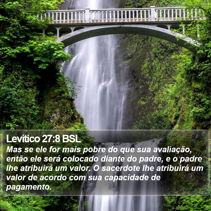 Levítico 27:8 BSL Bible Study