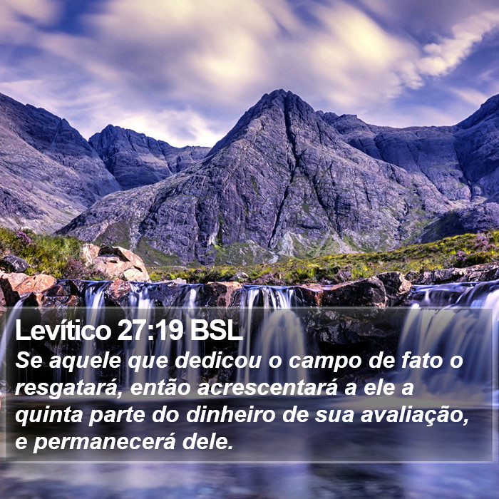 Levítico 27:19 BSL Bible Study