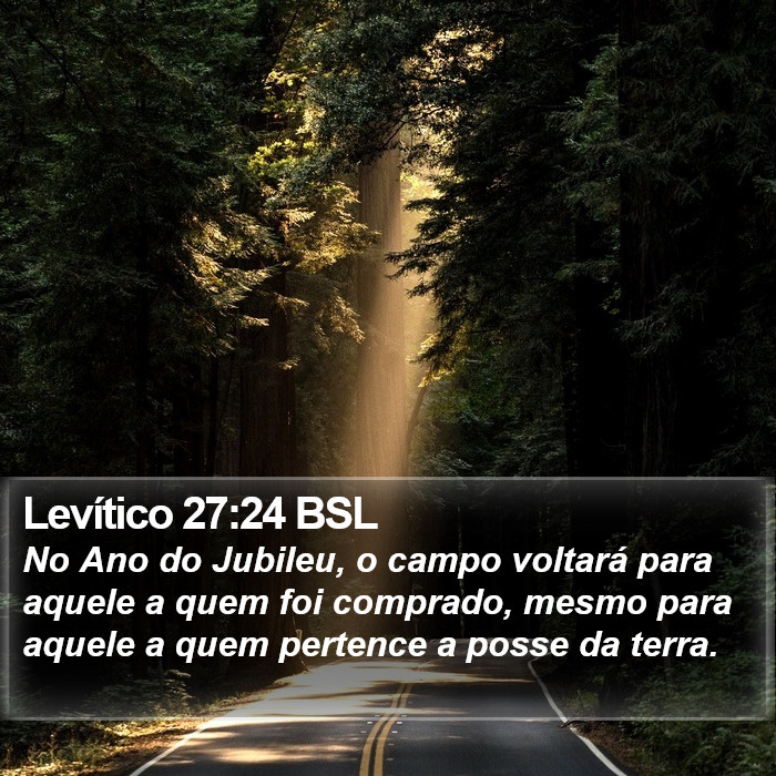 Levítico 27:24 BSL Bible Study
