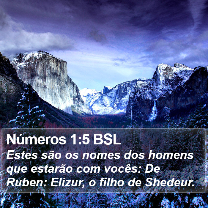 Números 1:5 BSL Bible Study