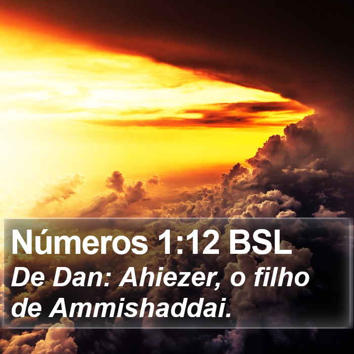 Números 1:12 BSL Bible Study