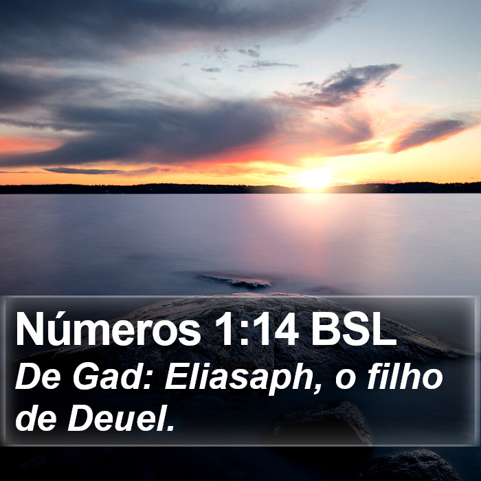 Números 1:14 BSL Bible Study