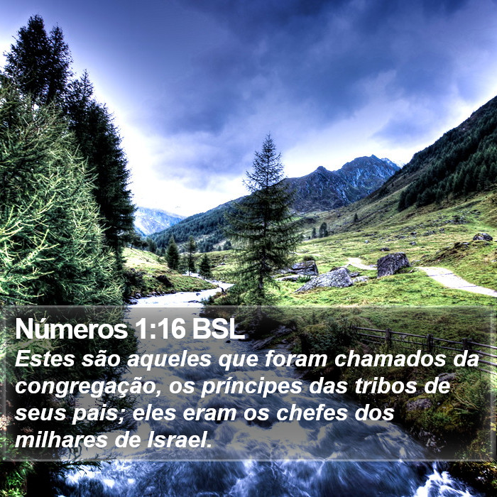 Números 1:16 BSL Bible Study