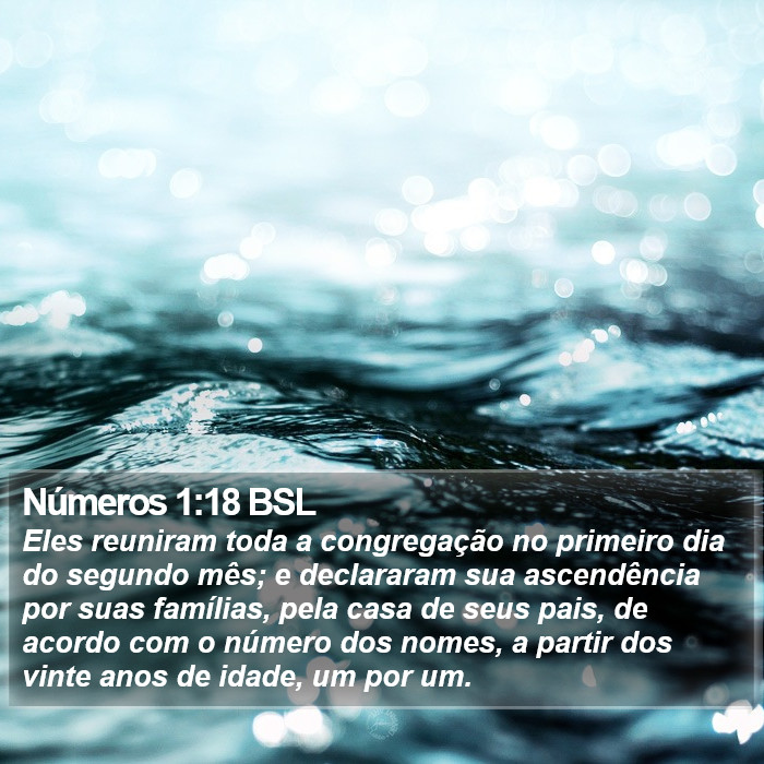 Números 1:18 BSL Bible Study