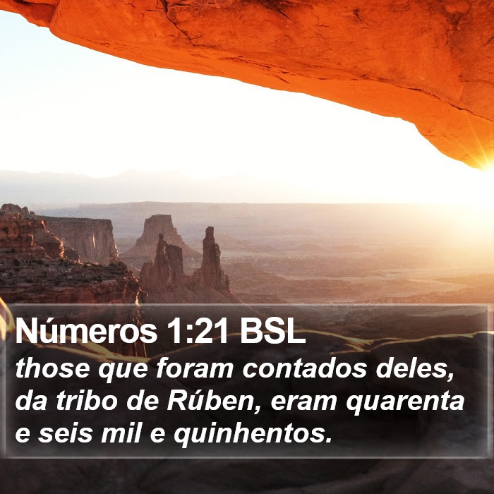 Números 1:21 BSL Bible Study