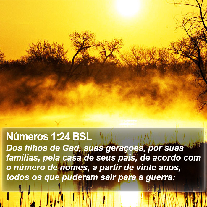 Números 1:24 BSL Bible Study