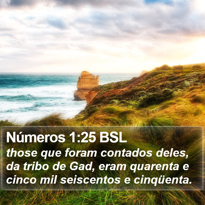 Números 1:25 BSL Bible Study